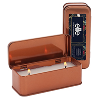5 oz. Scented Copper Rectangular Candle